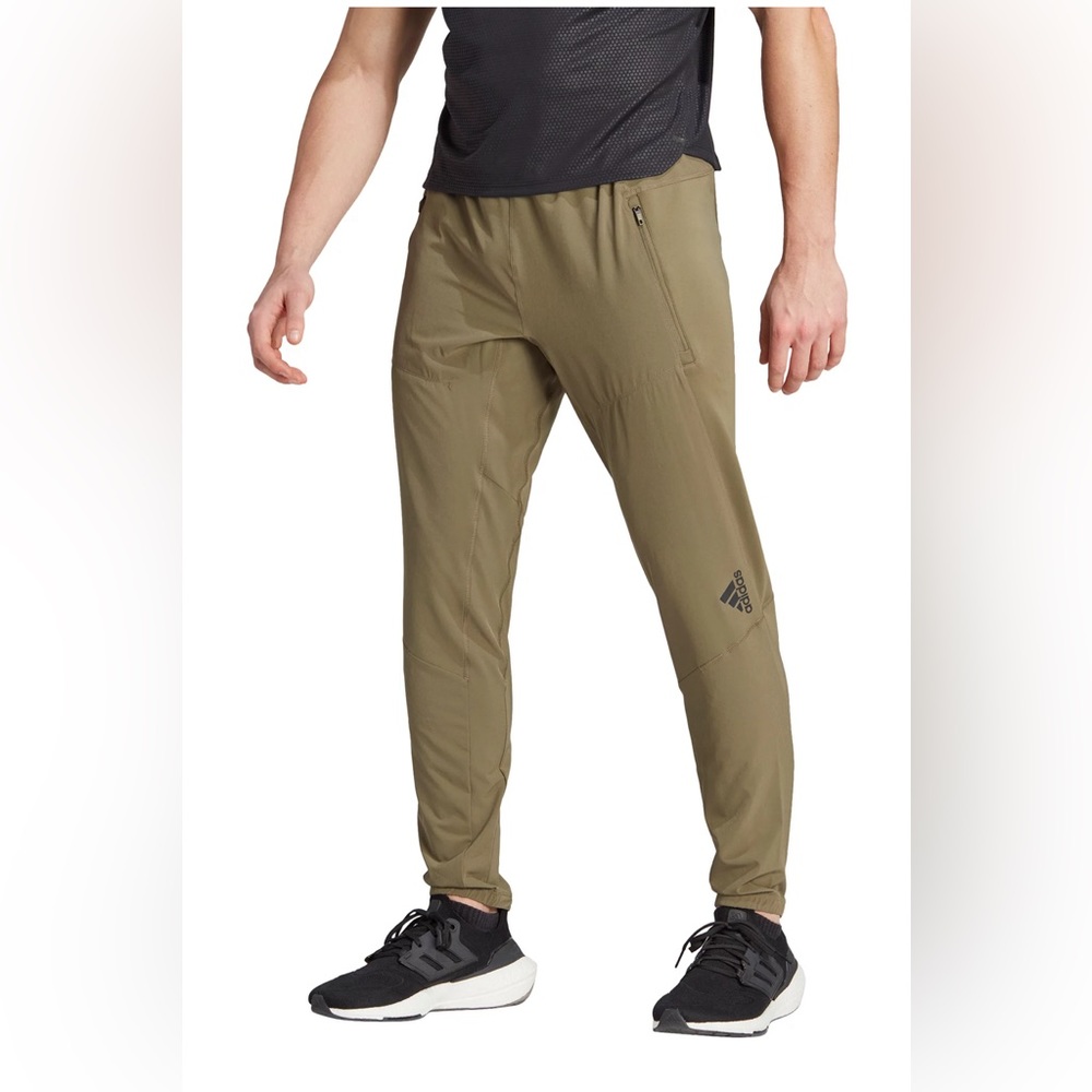 NWT! adidas AEROREADY Men's D4T Training Joggers Olive Strata Size S
